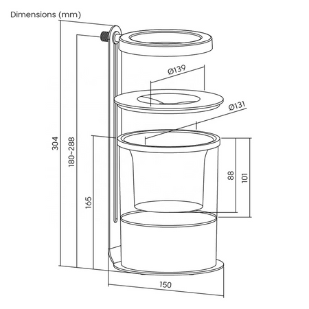Lampa Uprawowa LED dla Roślin Spacetronik SPGC02