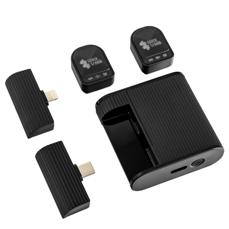 Bezprzewodowy mikrofon Lightning USB-C Magnetyczny