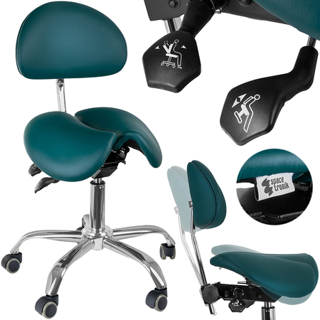 Ergonomiczny hoker regulowany SELLA 3 morski