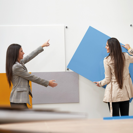 Lackierte magnetische Farbtafel 75x115