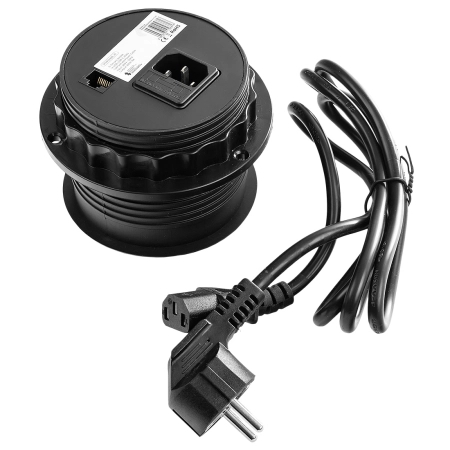 Gniazdo blatowe okrągłe Spacetronik SPS-R1D4B 1.5m