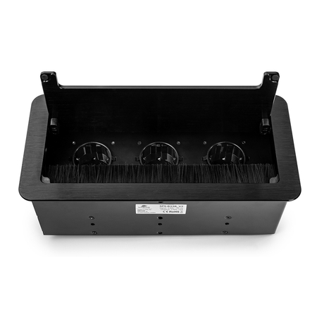 Spacetronik SPS-B33B V2 Arbeitsplattensteckdose Öffnung