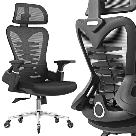 Fotel Ergonomiczny Spacetronik Axon Siatkowy Czarny