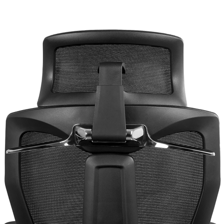 Zestaw ergonomiczny Biurko SPE O133BB Fotel BARD Lampa Glow D8