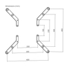 Adapter VESA 400x400 Spacetronik SPB009 32-55 cali
