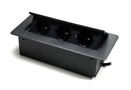 Spacetronik SPS-D33B Arbeitsplatten-Steckdosenöffnung