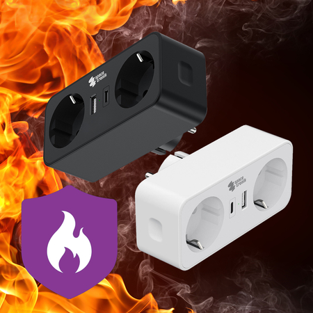 Listwa zasilająca 2xAC 1xUSB 1xUSB-C SPS-PS01W