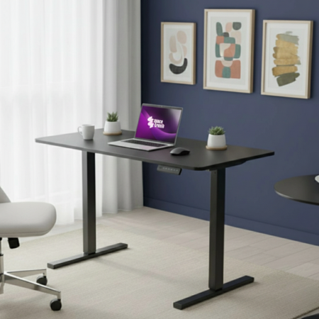 Biurko Elektryczne Regulowane 120x60 SPEO125BB - Czarne