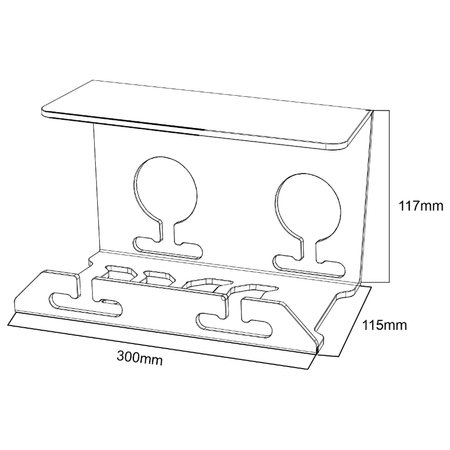 Organizer do kabli komputerowych SPK523B_030