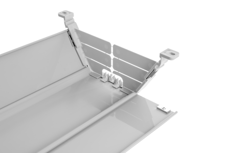Uchwyt kablowy Spacetronik SPK-524G Szary
