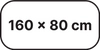 160x80 Zaokrąglony