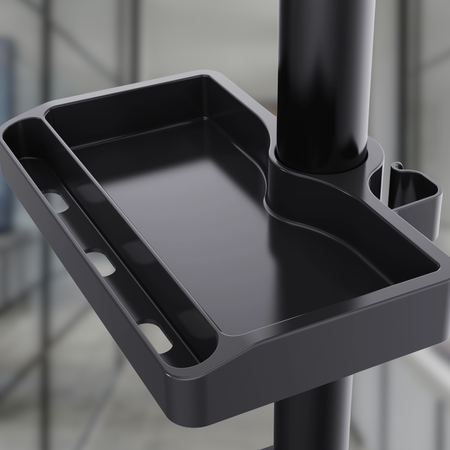 Półka organizer SPB134B montowana na stelaż do drobnych akcesoriów cczarny