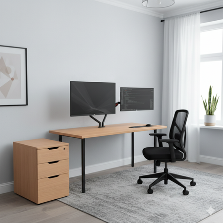 Uchwyt na 2 Monitory SPAZ120BP Aluminiowy 13-36" 12kg