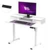 Biurko Elektrycznie Regulowane 120x60 z półkami z pamięcią białe