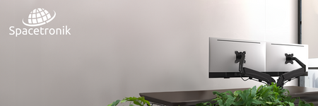Uchwyt na 2 monitory Spacetronik SPA-S120B