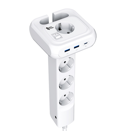 Listwa zasilająca 4xAC 2xUSB 1xUSB-C SPS-PS02W