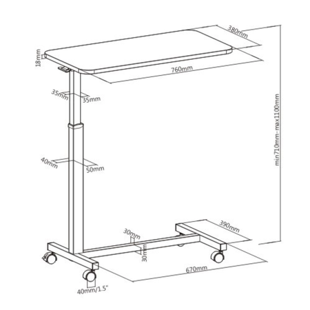 Zestaw relaksacyjny: fotel bujany Riva + stolik Buddy
