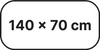 140x70 Zaokrąglony