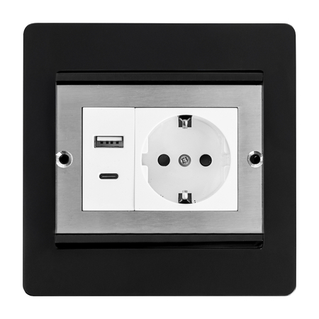 Gniazdo podłogowe otwierane Spacetronik W13B_V1