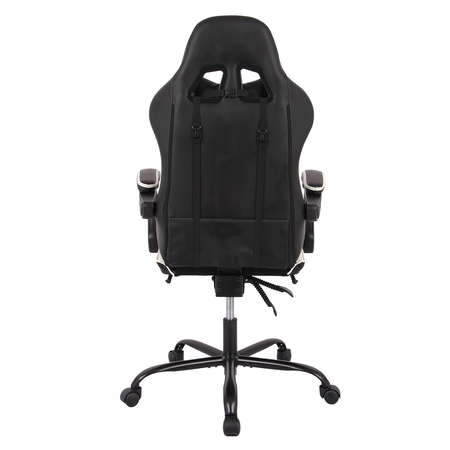 Spacetronik Rally 1.0 Gaming Stuhl schwarz und weiß