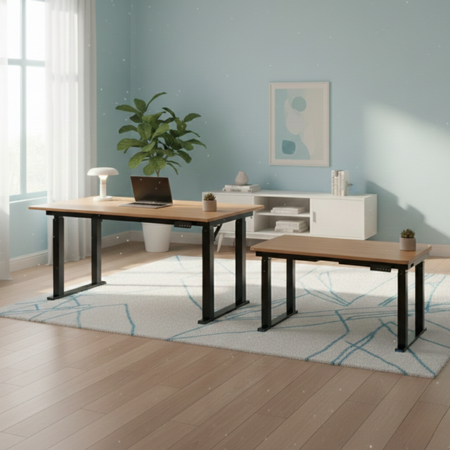 Stelaż biurka elektrycznego SPE426B 71–118 cm czarny 100kg udźwigu