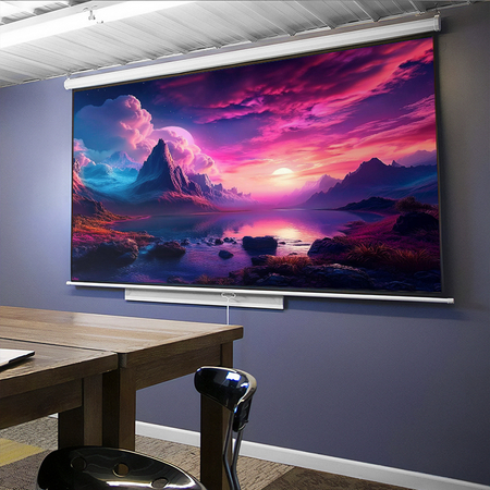 Ekran projekcyjny zwijany ręcznie 84" cali 16:9