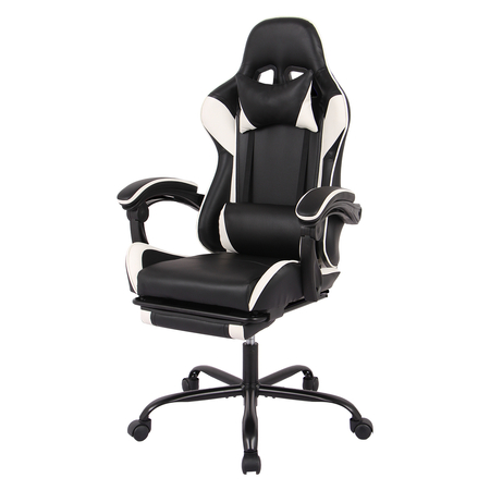 Fotel gamingowy Spacetronik Rally 1.0 czarno biały