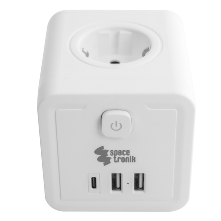 Listwa zasilająca 4xAC 2xUSB 1xUSB-C SPS-C03W