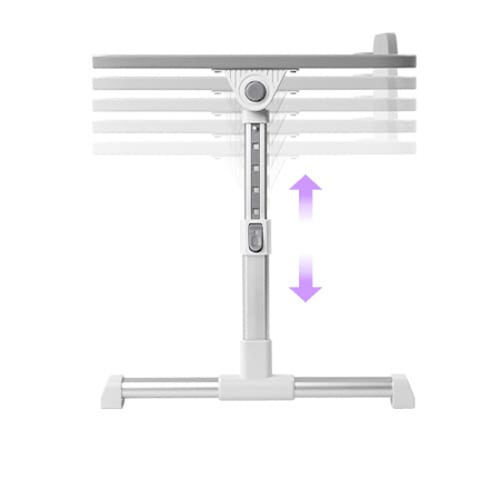 Beddy M verstellbarer Nachttisch Weißbuche