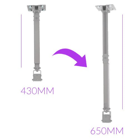Uchwyt na projektor sufitowy Spacetronik SPA-P01S