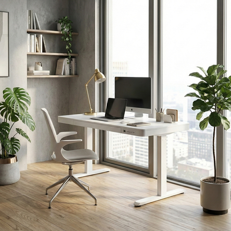 Elektryczne biurko Spacetronik SPE-B127WW Astrid