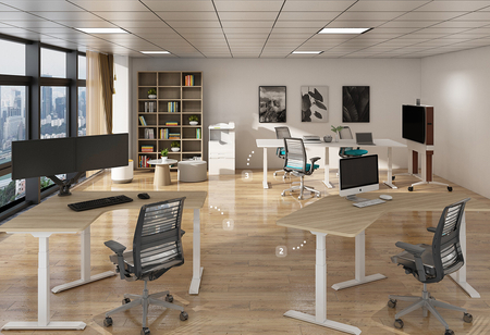 Elektryczny stelaż biurkowy Spacetronik SPE-323TG