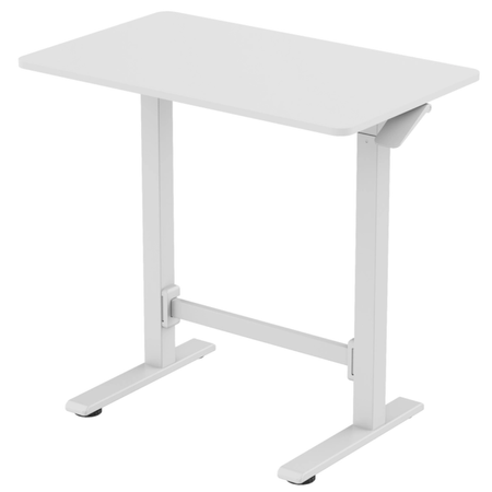 Biurko regulowane pneumatycznie Moris Mini SPEO101 Białe 80x50cm