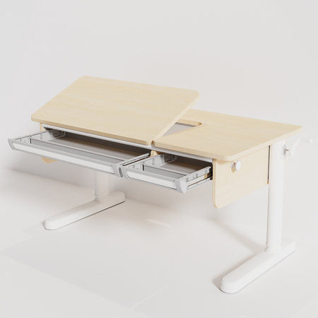 Zestaw dla dziecka: biurko regulowane Spacetronik SPEX106WL + nadstawka SPEX06WL 97 cm