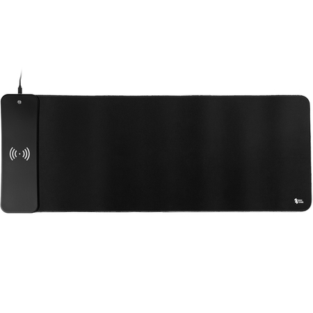 Mata mutispandeksowa RGB z ładowarką Qi 80x30cm