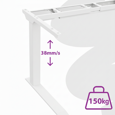 Spacetronik SPE-233W elektrischer Tischständer