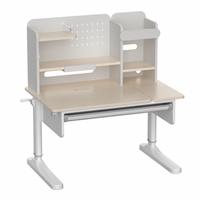 Biurko dziecięce SPEX113WW 100×65 cm regulowane półki szuflada