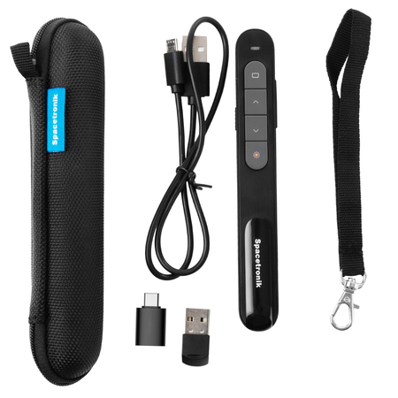 Zestaw ekran reczny uchwyt transmiter HDMI pilot prezentacyjny