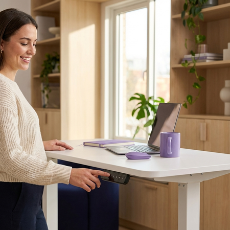 Biurko elektryczne 120x60 SPEO125WW białe