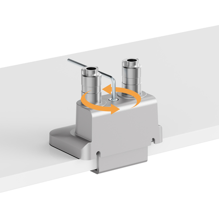 Uchwyt na monitor SPASS122S z portami USB