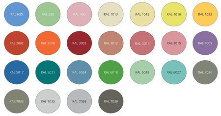 Lackierte magnetische Farbtafel 100x150