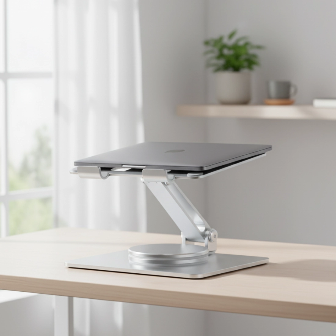 Elegancki srebrny design podstawki SPP121S