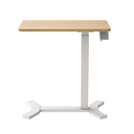 Regulowany stolik na kółkach Buddy biały drew old