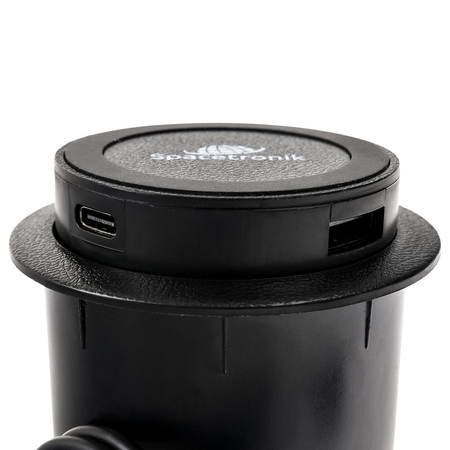 Gniazdo blatowe okrągłe Spacetronik SPS-R0D3B