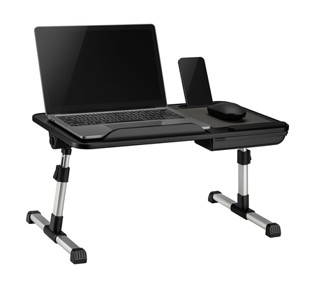 Beddy S verstellbarer Nachttisch Buche schwarz