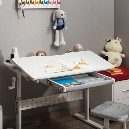 XD verstellbarer Kinderschreibtisch SPE-X102W 90x60 cm