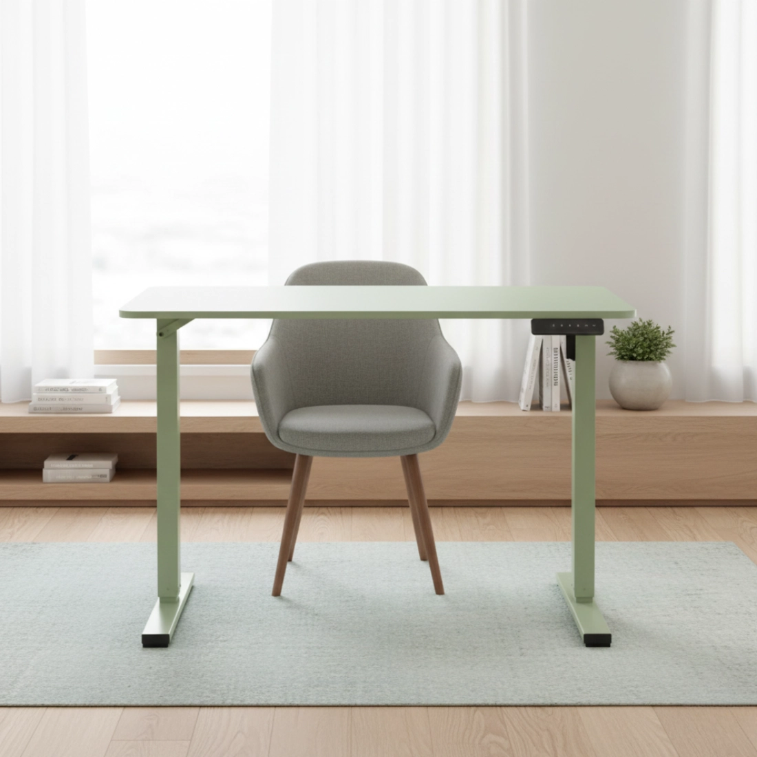 Regulowane biurko elektryczne 75–110 cm