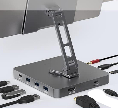 Multiport USB-C 10-in-1 Telefonständer SPE-PB03