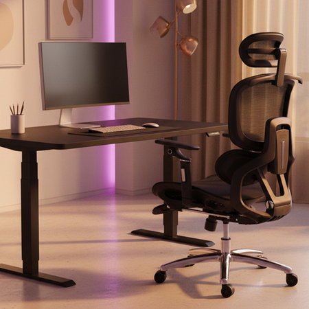 Regulowany Fotel z masażerem 5D DORIS-20 Szary