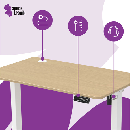 Elektryczne biurko Moris SPE-O111WL 100×60 cm